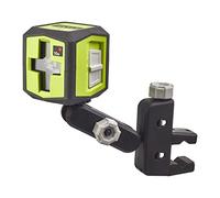 RYOBI Laser croix rouge - portee 10m - RBCLLR1 | Actualización automática, indicador luminoso de alerta, 2 pilas AA incluidas, revestimiento bimaterial, alineación interior