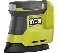 RYOBI - Lijadora Triangular 18V ONE+ - base de lijado 100x140mm, Boquilla de Aspiración - Ø Oscilación 1,8mm, 22000osc/min - para Acabados Finos/Pintura - 6 Abrasivos, sin Batería, Cargador - RPS18-0