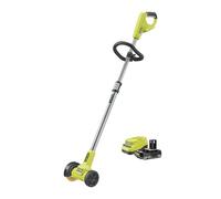RYOBI Limpiador de Juntas 18 V One+™ RY18PCC-120 - Limpieza de terraza, callejones, losas, adoquines, deshierbe Juntas - batería 2Ah + Cargador