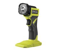Ryobi - Linterna con Cabezal Giratorio LED 18V ONE+ - para Hogar, Coche o Caminar- Alcance Máx. 80m - Luz Brillante 280Lm - Forma de Pistola - Peso 0,3kg - Batería y Cargador no Incluidos - RLF18-0