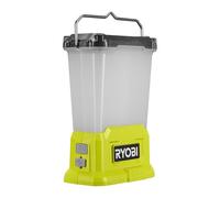 RYOBI - Linterna LED 18V ONE+ - 3 Intensidades, Max. 800 Lm - para Interiores/Exteriores - Gancho para Colgar - Alcance 4 m - Puerto de Carga USB - Batería y Cargador no Incluidos - RLL18-0