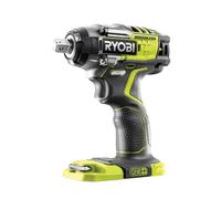 Ryobi - Llave de Impacto Brushless 18V ONE+ - 3 Modos 150/200/270Nm, Modo Autostop 120Nm - Cuadradillo 1/2", Adaptador Hexagonal 1/4" - Inalámbrica - Batería y Cargador no Incluidos - R18IW7-0