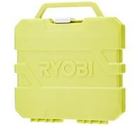 RYOBI-Maletín 127 Accesórios mixto (13 brocas metal + 7 llaves de vaso + 81 puntas 25 mm PH/PE/TX/HEX/SQ/HEX/SL + 25 puntas 50 mm PH/PZ/SL/SQ + 1 adaptador de puntas)