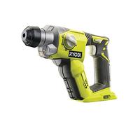 RYOBI - Martillo Combinado SDS+ 18V ONE+ - Martillo Neumático 4 Modos (Hormigón, Madera, Metal, Cerámica) - Energía de Impacto 1,3 J - Velocidad 0-1300 rpm - Sin Batería ni Cargador - R18SDS-0