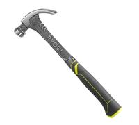 RYOBI - Martillo de arranque de clavos, 560 g, cabeza de acero forjado | Inercia superior para clavos de 90 mm, marco de madera, desencofrado, trabajos grandes, mango de fibra de vidrio absorbente