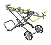 RYOBI - Mesa Universal con Ruedas para Ingletadora - Altura y Anchura Ajustables con Palanca, Plegable, para Almacenamiento Horizontal con la Sierra Montada - Extensión Máxima 279cm - RLSW01