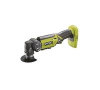 RYOBI - Multiherramienta 18V ONE+ - Herramienta Multiuso Ideal para Cortar Todo Tipo de Materiales y Lijar en Lugares Estrechos - Se Entrega con Accesorios (sin Batería y Cargador) - R18MT-0