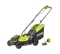 Ryobi OLM1833B Cortacésped Batería 18V ONE+ 33cm 35Lt Mulching 25-65mm Kit 2,5