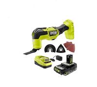 RYOBI ONE+ HP 18V Kit multiherramienta inalámbrica sin escobillas con batería de alto rendimiento de 2.0 Ah y cargador
