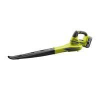 Ryobi ONE+ Soplador de batería RBL1820S40F (18 V, 1 batería, 4 Ah, Velocidad de soplado: 245 km/h) + Garantía BAUHAUS 5 años para equipos...
