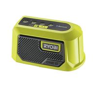 Ryobi - Pequeño Altavoz Portátil Bluetooth Compacto 18V One+ - hasta 20 Horas de Reproducción con 1 Batería de 2,5 Ah - Alcance del Bluetooth 25m - Se Vende sin Batería ni Cargador - RBTM18-0