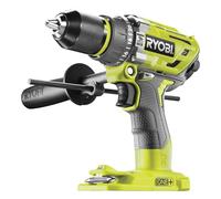 Ryobi R18PD7-0 Atornillador de percusión inalámbrico, 18 V, función de percusión, sin batería, portabrocas de sujeción rápida, iluminación LED