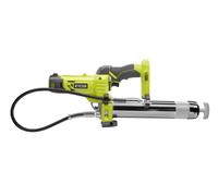 RYOBI - Pistola de Engrase 18V ONE+ - Caudal 210g/min, Presión máx. 690bar - Manguera 76cm, Luz LED, Empuñadura GripZONE+, Interruptor de Seguridad - Batería y Cargador no Incluidos - R18GG-0