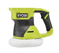 RYOBI - Pulidora 18V ONE+ Ø150mm para Coches, Barcos, Madera - Mango GripZone, Ø Oscilación 10 mm, 4600 osc/min - 2 Almohadillas (1 de Aplicación, 1 de Acabado), sin Batería ni Cargador - RBP18150-0