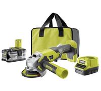 RYOBI R18AG-140S 0096002 AMOLADORA ANGULAR A BATERÍA ""R18AG-140S"" RYOBI Ø