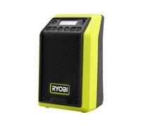 RYOBI Radio Bluetooth compacta One+ de 18 V con claridad de Sonido 4X, Altavoz