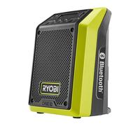 RYOBI - Radio y Altavoz a Batería 18V ONE+ Bluetooth AM/FM - Uso en Interiores y Exteriores - Conexión USB y Bluetooth 25m - Indicador de Carga - Sin Batería ni Cargador - RRDAB18-0