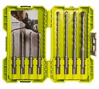 Ryobi RAK08SDS2 SDS+ - Juego de brocas para mampostería (8 piezas)