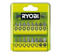 Ryobi RAK17SD Kit 17 Puntas Atornillado 1/4" PH PZ T Portapuntas 60mm