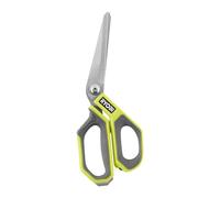 Ryobi RHCSS01 - Tijeras rectas de aluminio | Mangos ergonómicos, corte duradero resistente a la corrosión, taller, casa, embalajes, papel, tejidos blandos
