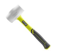 Ryobi RHHM450W - Mazo de goma de fibra de vidrio de 450 g (blanco)