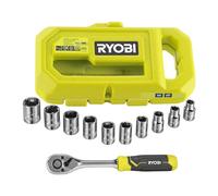 RYOBI RHRS10PC - Caja de 1/4 pulgadas y destornillador (10 unidades)