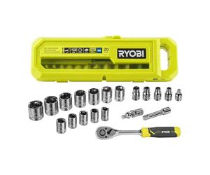 RYOBI RHRS20PC - Caja de 20 piezas - 19 boquillas de 1/4" y destornillador