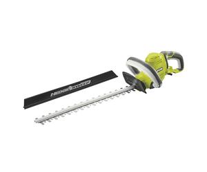 Ryobi RHT4550HS - Cortasetos Eléctricos 450W - 50cm - Doble Afilado de Dientes con Diamante, Mango ergonómico Grande