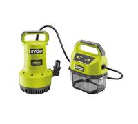 Ryobi RY18SPA-0 - Bomba sumergible inalámbrica ONE+ de 18 V (herramienta desnuda), color verde
