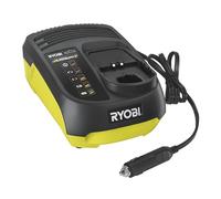 Ryobi RYCA18118C Mechero, 12V, 1.8A, Cargador One+,con Sistema de Seguridad para la Batería del Vehículo