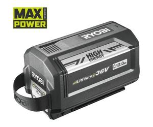 Ryobi RYO4892210183446 Batería de Litio+ 36V - 12.0 Ah MaxPower con Manejo de Descarga de Carga/Celda Individual y Energía Regulada