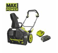 Ryobi RYO4892210216601 Quitanieves sin escobillas 45 cm limpieza 25 cm expulsión máxima 8 m