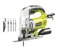 Ryobi - Sierra de calar péndulo (600 W, 85 mm, Madera, 5 Hojas, RJS-850KA5)