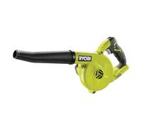RYOBI - Soplador Eléctrico a Batería 18V One+ - 200km/h MAX., 3 Caudales - Control de Velocidad Variable, Mango GripZone (sin Batería) - Uso Limpieza de Talleres, Superficies Pequeñas - R18TB-0