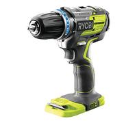 RYOBI - Taladro Atornillador Brushless 18V ONE+ - Portabrocas 13mm - Mango GripZone - Par 60NM, V1 440 - V2 1700rpm - se Entrega sin Batería ni Cargador - R18DDBL-0