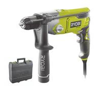 Ryobi Taladro de impacto con cable RPD1200-K 1200W 2 velocidades portabrocas de autoapriete 13 mm LED