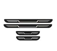 RYOSRKQMK 4PCS Protectores de Umbral de Puerta de Automóvil para VW Tiguan Bora Golf mk4 mk5 mk6 mk7 Jetta Santana T-ROC Amarok Arteon Coche Protective de Umbral de Puerta Accesorios,E