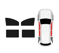 RYOSRKQMK Parasol Coche Lateral,para Nissan Qashqai e-Power 2024-2026 Ventanillas Solar Protector Cubierta Protección UV Magnetico Transpirable Parasol Lateral Coche,A