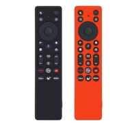 RYQIF RC923A RC813A Mando a Distancia de Repuesto Adecuado para Funda Compatible con TCL RC923A RC814A Remote, Silicona Resistente a Golpes Carcasa Carcasa Ultrafina, Sin Olor, Funda Silicona (Negro +