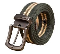 RYQZHHY Cinturón Lona 140 150 160 Cm Pasador Desmontable Anillo Doble D Correa De Lona Accesorio for Jeans Casual Unisex(150cm,Color 6)