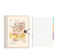 RYQZHHY Cuaderno Hojas Extraibles Art Little Fresh Hojas sueltas Cuaderno extraíble Papelería Suministros de oficina(F Horizontal line,A5)