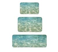 RYQZHHY Felpudos Decorativos Alfombra Decorativa con Estampado de océano Marino en Acuarela