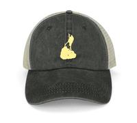 RYRFBFF Gorra de béisbol Block Island Silhouette Hombre Amarillo para The Sun Trucker Luxury Man Anime para Mujeres Regalos Deportivos Masculinos