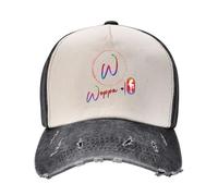 RYRFBFF Gorra de béisbol de mi Actividad de Fitness Weppa con Personaje y Texto Multicolor Visor Grande para Hombres Regalos de decoración Deportiva Femenina