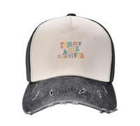 RYRFBFF Gorra de béisbol Dolor de Barriga Superviviente Moda Playa Dura Lujo Regalos de decoración Deportiva Femenina para Hombres