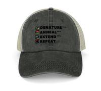 RYRFBFF Gorra de béisbol Pasos del Proceso de PCR de la reacción en Cadena de la polimerasa Biología Molecular Ciencia LuxuryCaballos Femeninos 2025 Regalos de decoración para Deportes Masculinos
