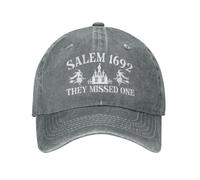 RYRFBFF Gorra de béisbol Salem 1692 Se perdieron una Clásica de béisbol Divertida Salem Bruja Mujeres Brujas Regalos Deportivos de decoración