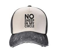 RYRFBFF Gorra de béisbol Sin ovejas en mi círculo Pesca Wild Ball Hombre Ropa de Golf Femenina Regalos de decoración Deportiva para Hombres