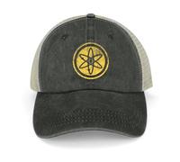 RYRFBFF Gorra de béisbol Vintage Gold Cosmos Atom Crypto Fiesta Divertida de Espuma Negra de Lujo Regalos de decoración Deportiva Femenina para Hombres