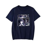 RYSXJLX ADO Merch Hibana World Tour 2025 - Camiseta estampada para mujer y hombre, camiseta informal de manga corta, azul marino, S